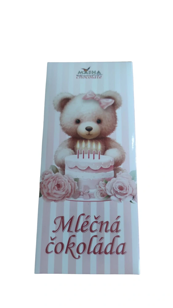 Čokoláda Masha s obrázkem dortu