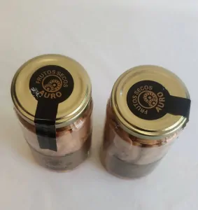 Mandle pražené s lanýži 215g