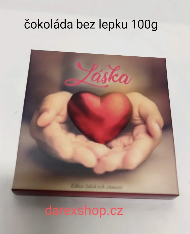 Čokoláda s nápisem Štědrost