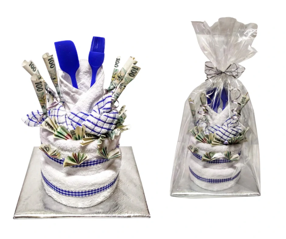 Dort svatební zelenobílý