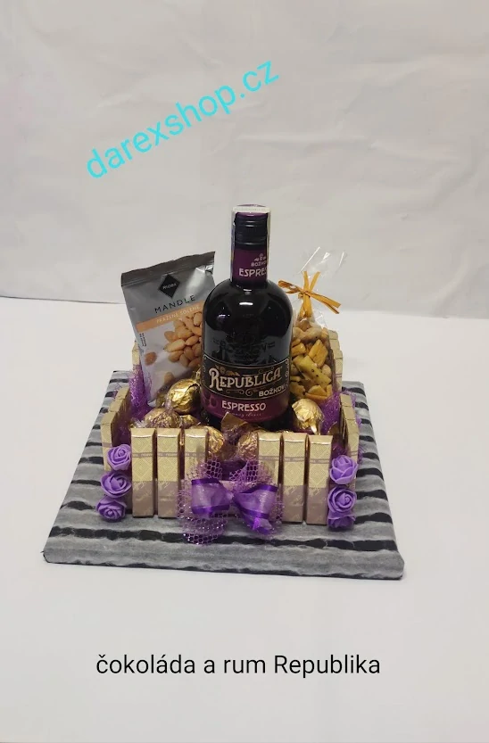 Čokoláda Luxury růže růžové